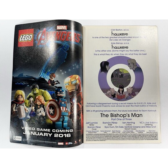 All New Hawkeye #1 Marvel Comics Comic Book January 2016 - Picture 3 of 6